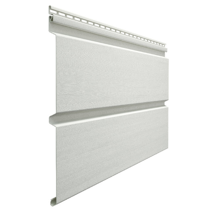 Виниловый сайдинг Docke Брус D6S PREMIUM Пломбир 3600×300